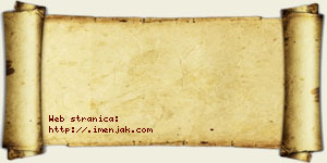 Tijana Pena vizit kartica